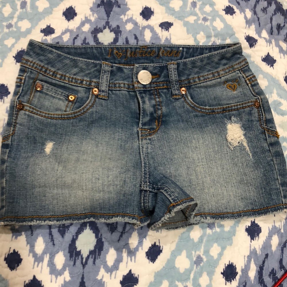 Justice girl’s shorts sz. 10R